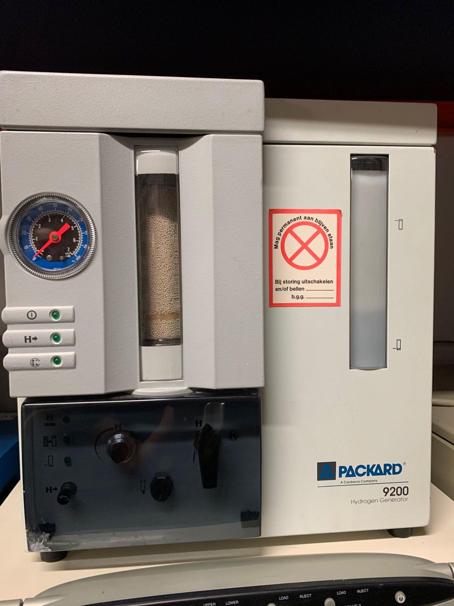 Packard 9200 Hydrogen generator