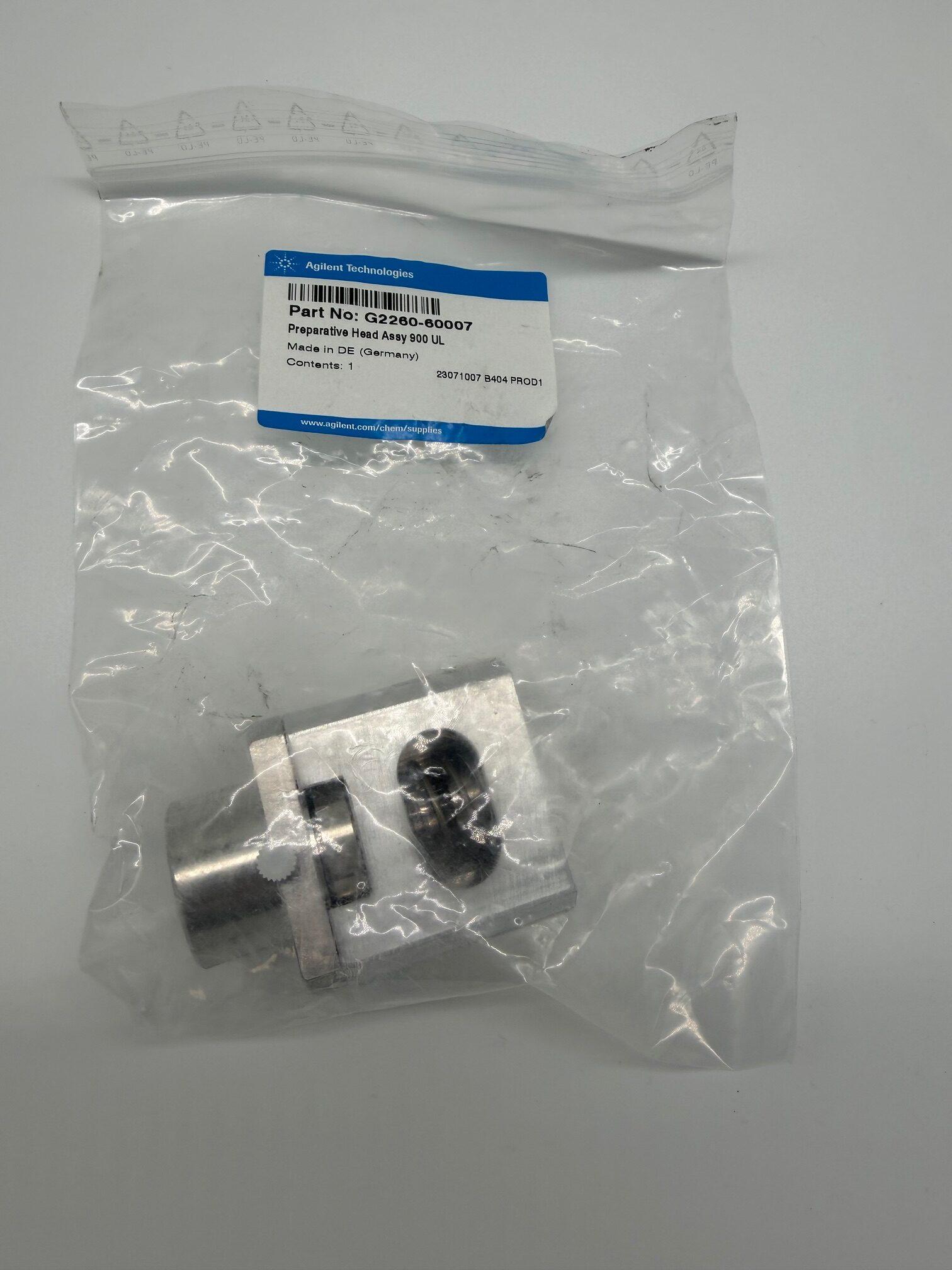 G2260-60007 Analytical preparative 900 µl/400bar head assembly