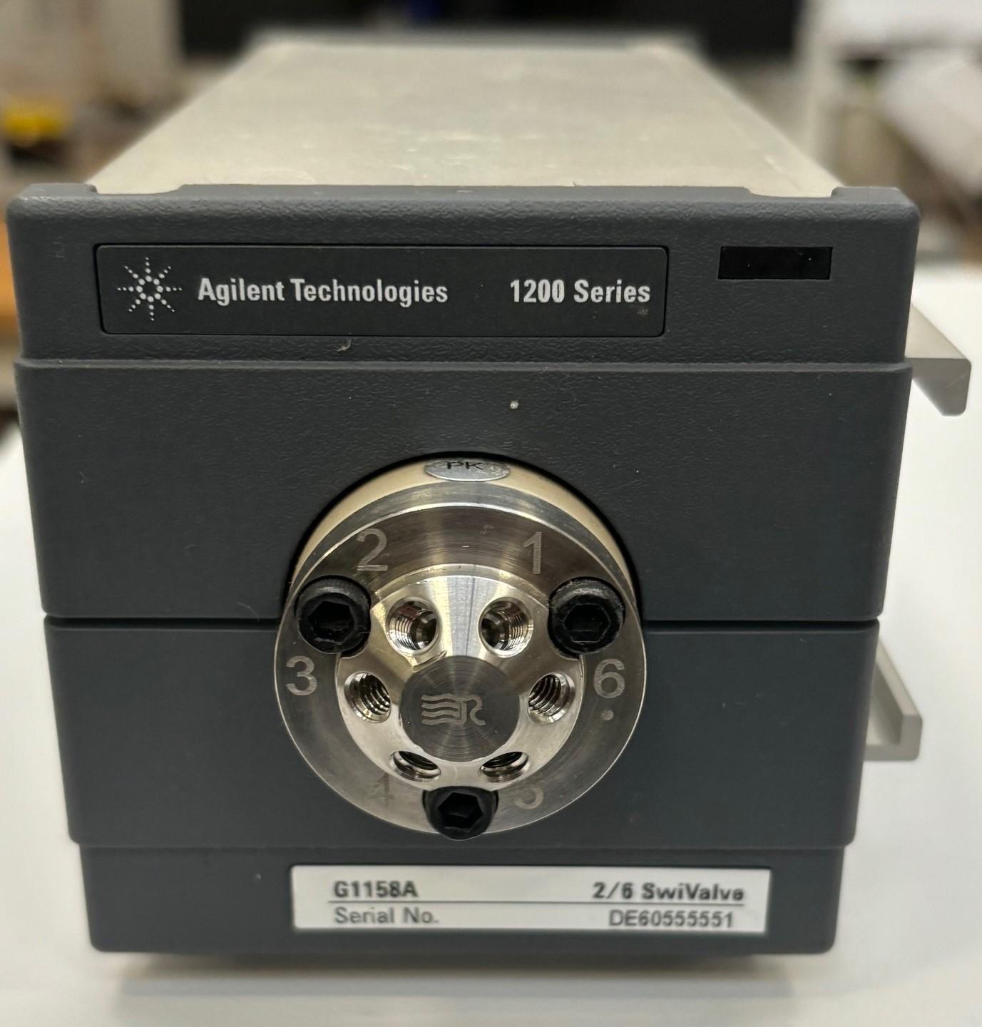 Agilent G1158A column switch valve (2-position/6-ports)